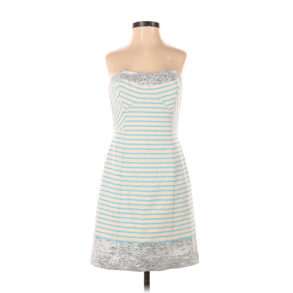 Lilly Pullitzer Remi Metallic Stripe Mini Dress (00) - Picture 2 of 11